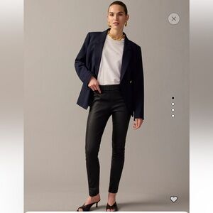 NWT J.Crew Collection Leather Leggings - size 4